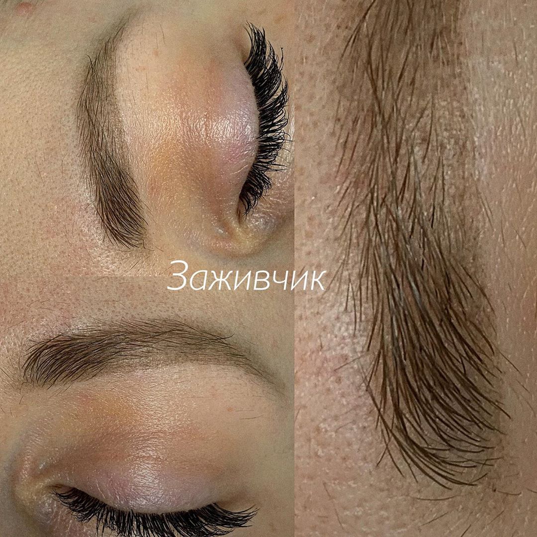 Заживший перманентный макияж бровей/пудровые брови перед коррекцией. | Хабаровск