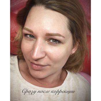 Перманентный макияж бровей после коррекции|Хабаровск