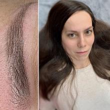 Перманентный макияж бровей после первичной процедуры | Хабаровск
