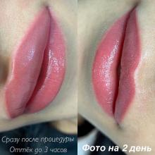 Татуаж губ после первичной процедуры | Хабаровск