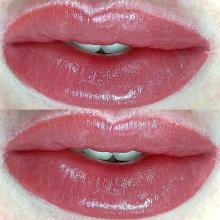 Нюдовые губы | Перманентный макияж | Фото