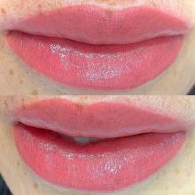 Нежные нюдовые губы | Перманентный макияж | Хабаровск