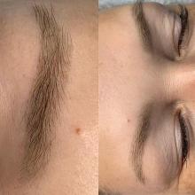 Перманентному макияжу бровей 1 год и 11 месяцев | Крупным планом