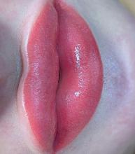Перманентный макияж губ в Хабаровске | Губы нюд