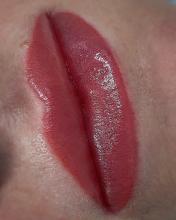 Перманентный макияж губ в Хабаровске | Сразу после процедуры